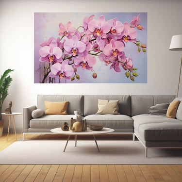 Painting of Orchids Flowers